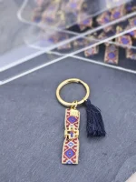 Μαρτυρικό Βάπτισης Μπρελόκ Amabile Κ14 Μπλε 50 τμχ