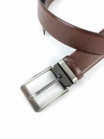 Ανδρική Δερμάτινη Ζώνη Nino Venturi F211 Brown - Image 2