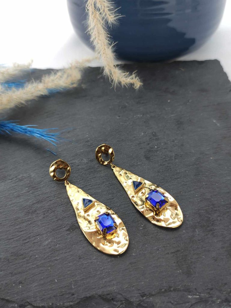 Γυναικεία Σκουλαρίκια Blue Details