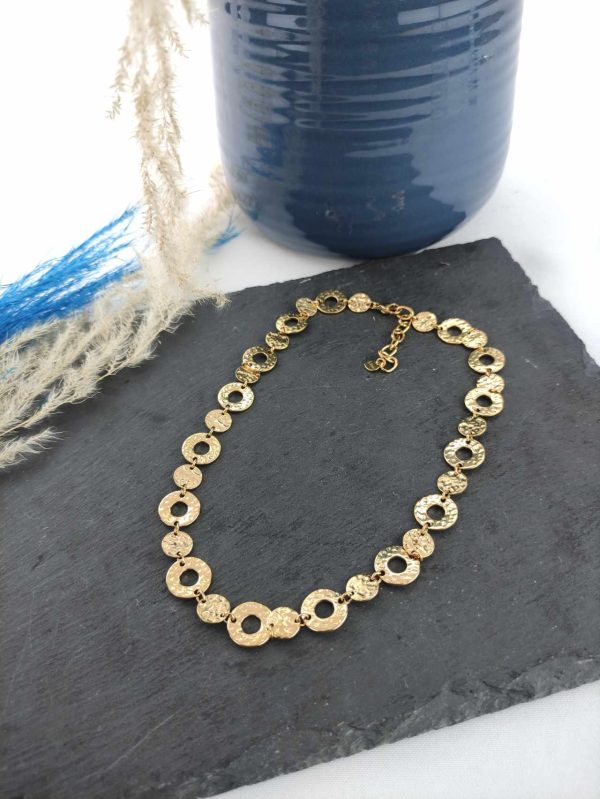Γυναικείο Κολιέ Circled Chain in Gold