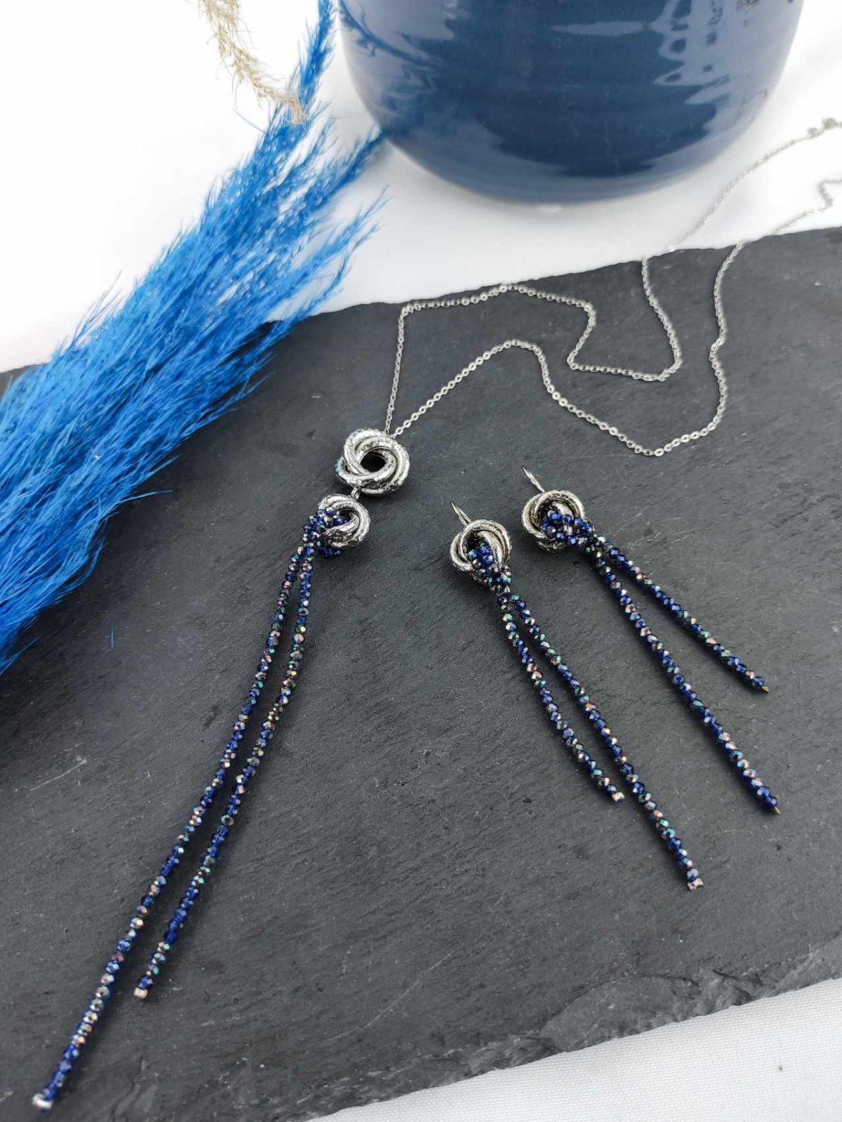 Catherine Bijoux Σκουλαρίκια 5010F Blue - Image 2