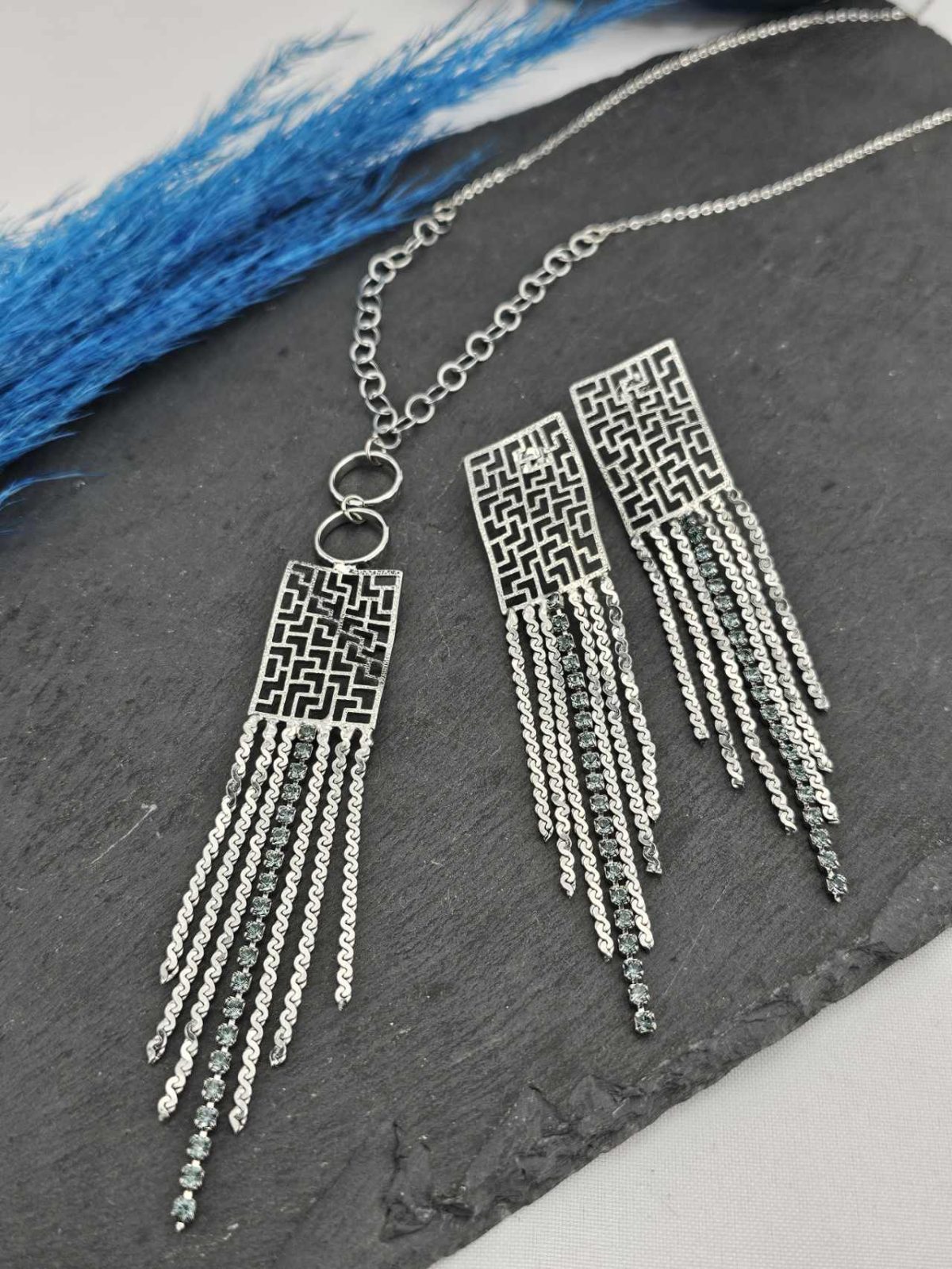 Catherine Bijoux Σκουλαρίκια 5025F Silver - Image 2