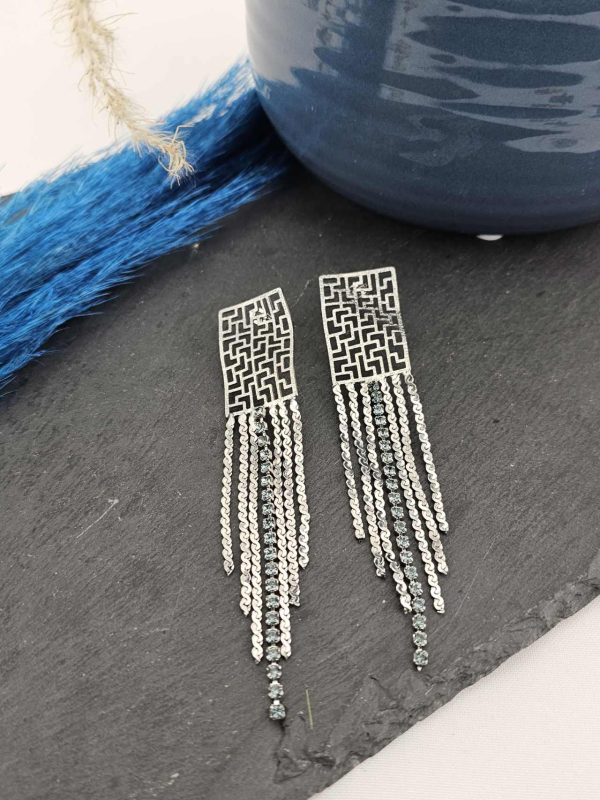Catherine Bijoux Σκουλαρίκια 5025F Silver