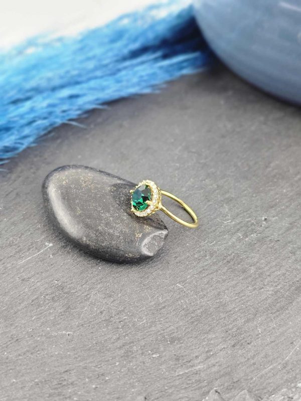 Catherine Bijoux Δαχτυλίδι 5034D Green