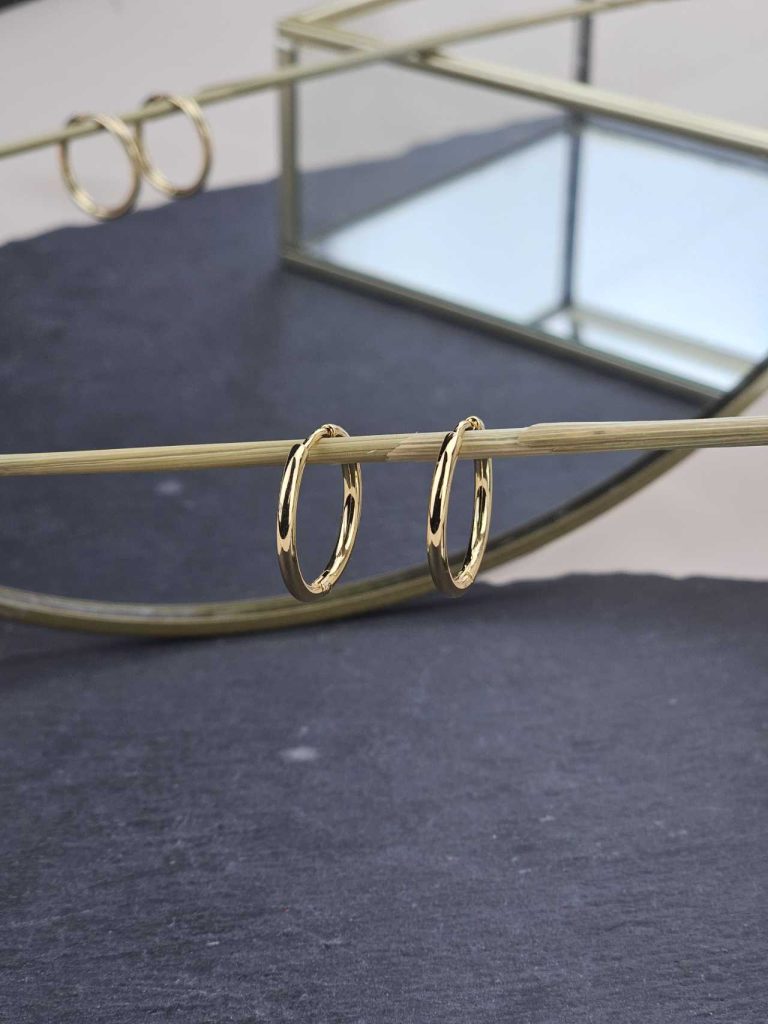 Γυναικεία Σκουλαρίκια Must Have Hoops in Gold