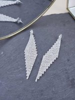 Γυναικεία Σκουλαρίκια Lovely Strass in Silver
