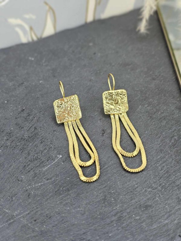 Catherine Bijoux Σκουλαρίκια 5158F Gold