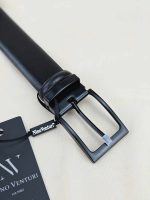 Ανδρική Δερμάτινη Ζώνη F271 Black - Image 2