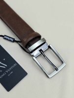 Ανδρική Δερμάτινη Ζώνη F304 Brown - Image 2