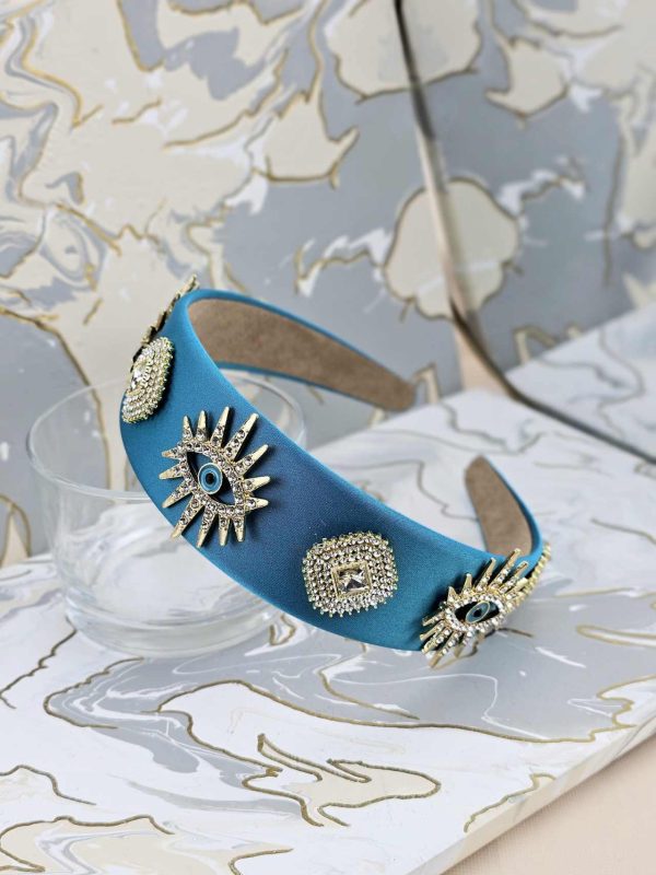 Γυναικεία Στέκα Μάλλιων Turquoise Eye