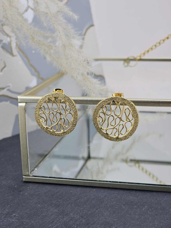 Catherine Bijoux Σκουλαρίκια 5057F Gold