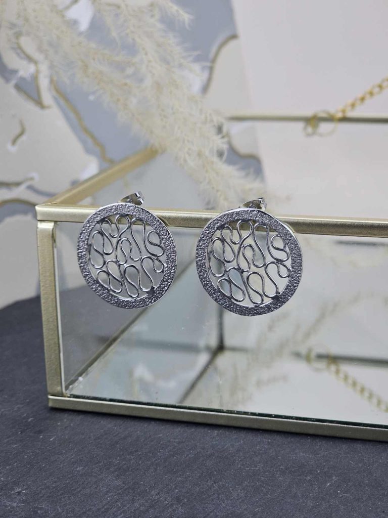 Catherine Bijoux Σκουλαρίκια 5057F Silver