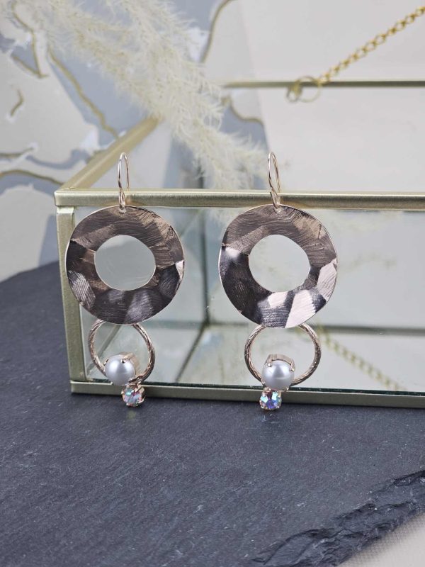 Catherine Bijoux Σκουλαρίκια 5133F Rose Gold