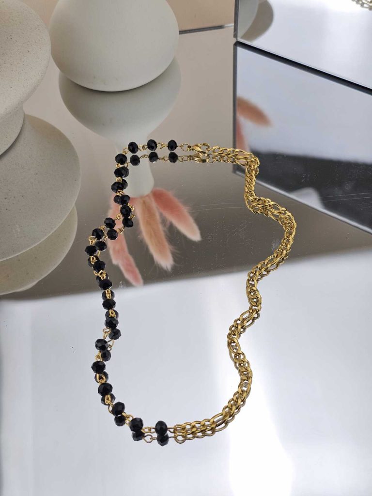 Γυναικείο Κολιέ Chain and Beads