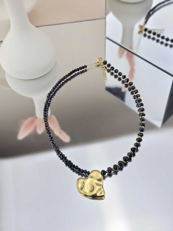Γυναικείο Κολιέ Gold Heart