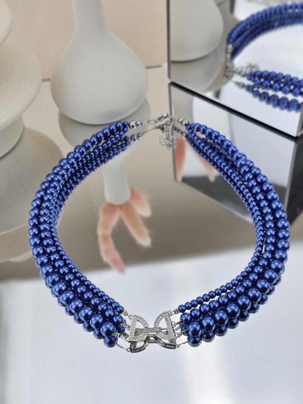 Γυναικείο Κολιέ Triple Blue Love