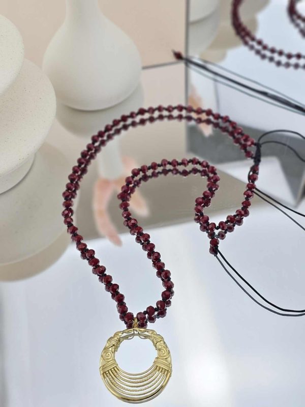 Γυναικείο Κολιέ Bordaux Rosary