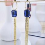 Catherine Bijoux Σκουλαρίκια 5249F Blue