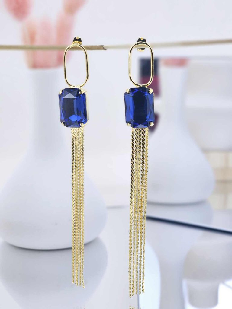 Catherine Bijoux Σκουλαρίκια 5249F Blue