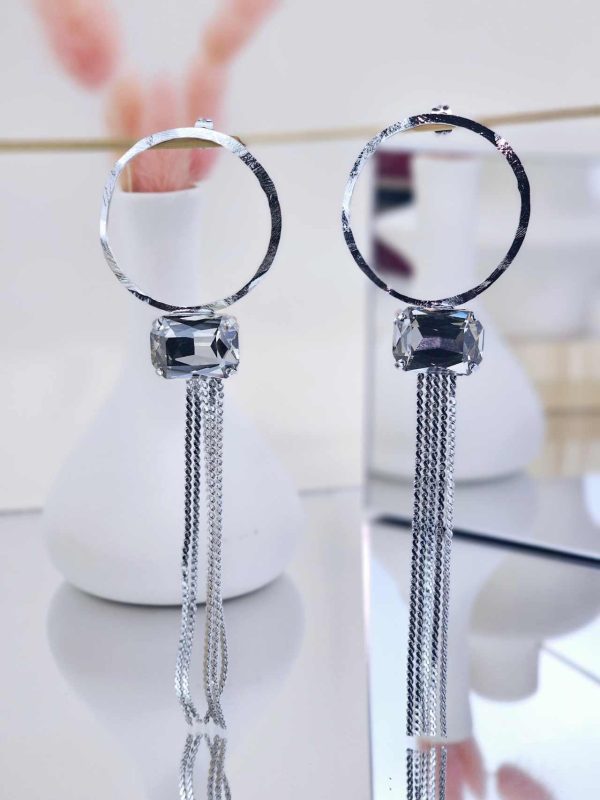Catherine Bijoux Σκουλαρίκια 5280F Grey