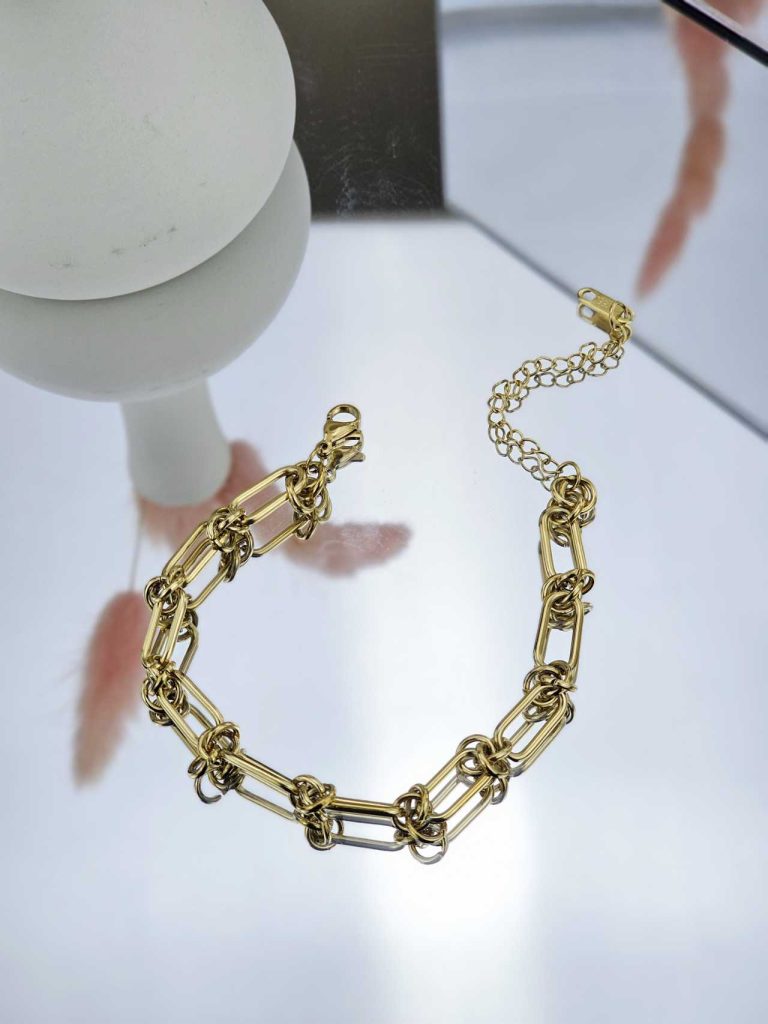 Γυναικείο Βραχιόλι Combo in Gold