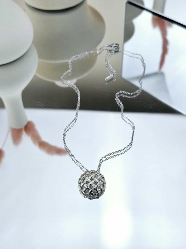 Γυναικείο Κολιέ Silver Cirlce