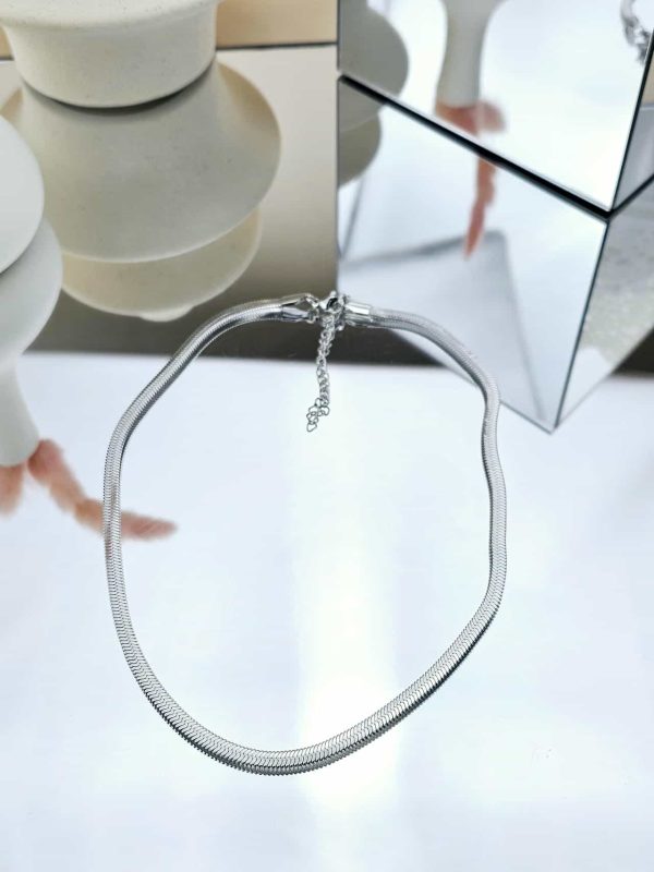Γυναικείο Κολιέ Classic Chain in Silver