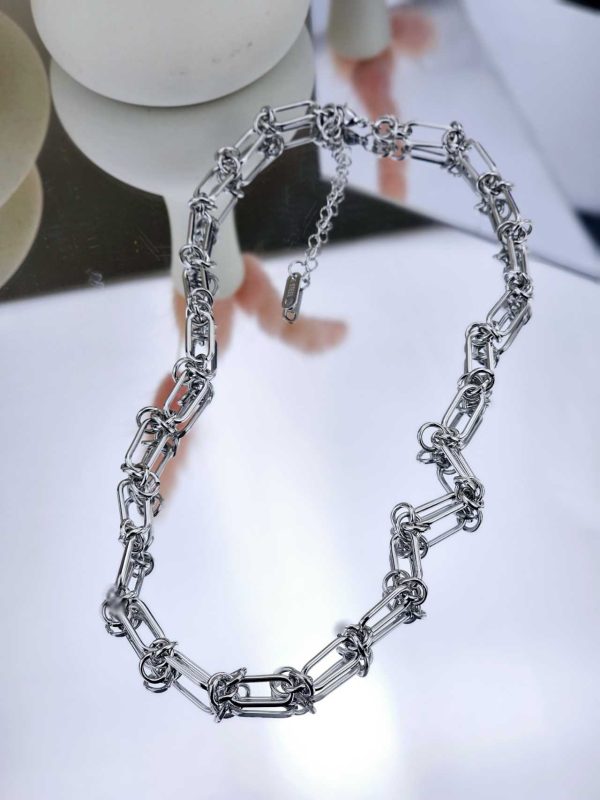 Γυναικείο Κολιέ Combo in Silver