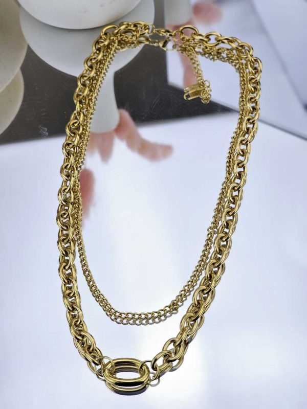Γυναικείο Κολιέ The Chains in Gold