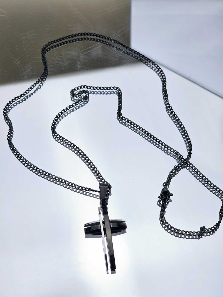 Ανδρικό Κολιέ Cross Design N4