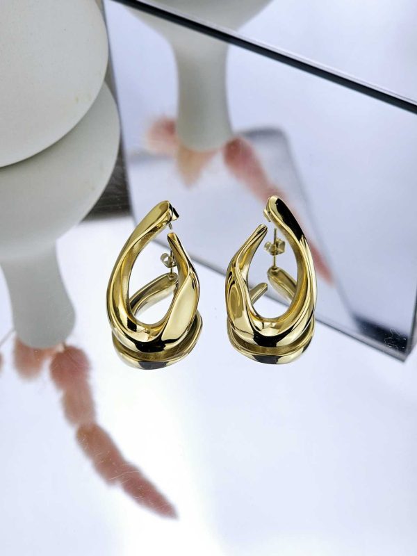 Γυναικεία Σκουλαρίκια Gold Drops