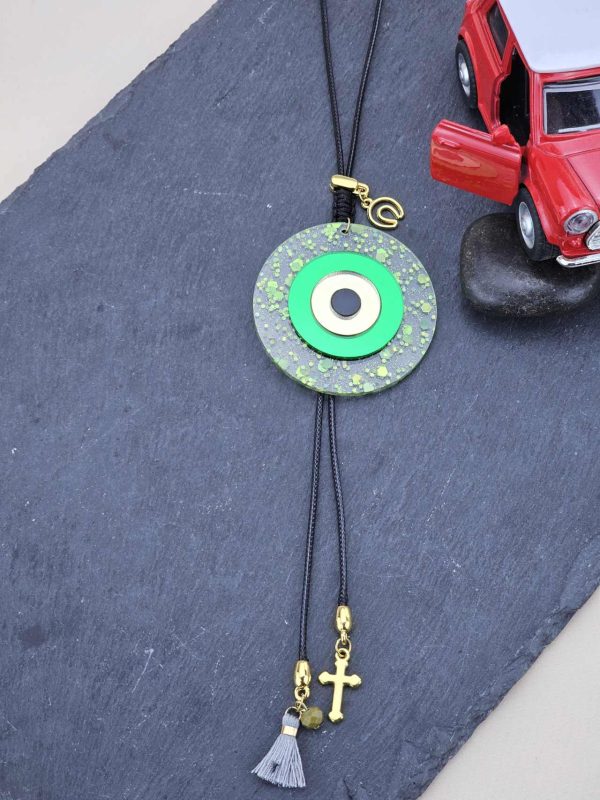 Γούρι Αυτοκινήτου Eye in Green