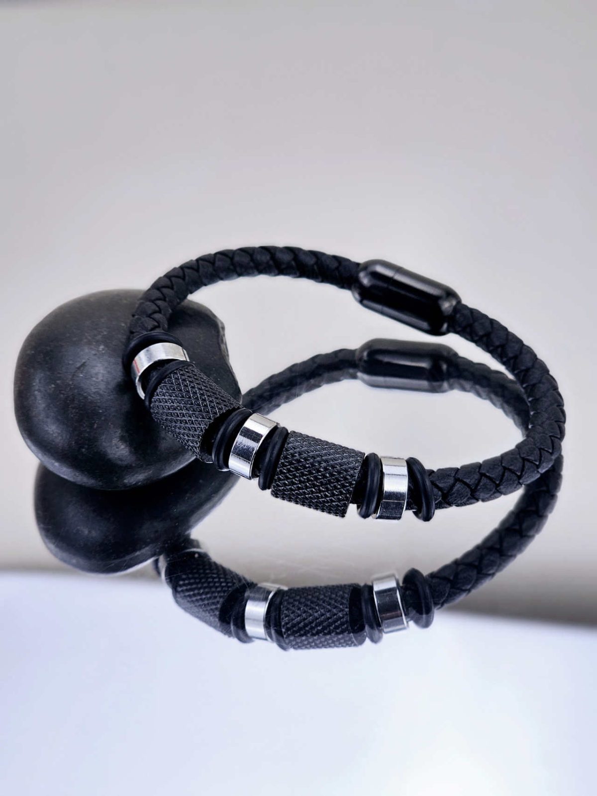 Ανδρικό Βραχιόλι Black Details