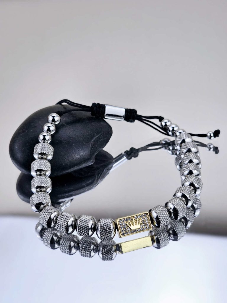 Ανδρικό Βραχιόλι Gold Crown