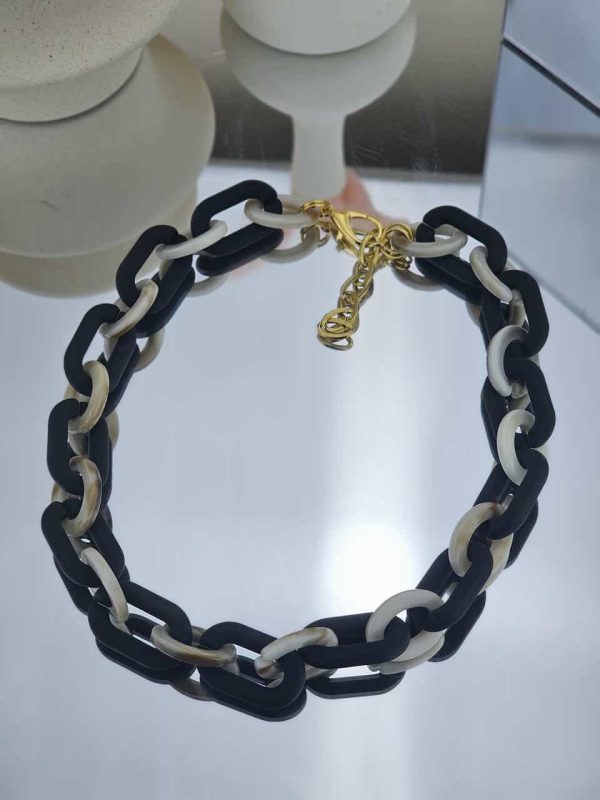 Γυναικείο Κοντό Κολιέ Mixed Chain