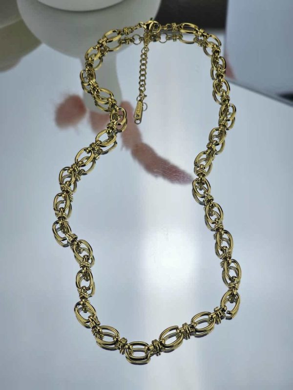 Γυναικείο Κοντό Κολιέ The Gold Chain