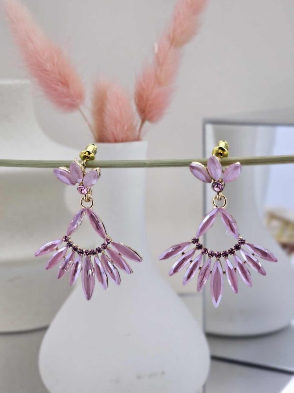 Γυναικεία Σκουλαρίκια Smiles in Pink