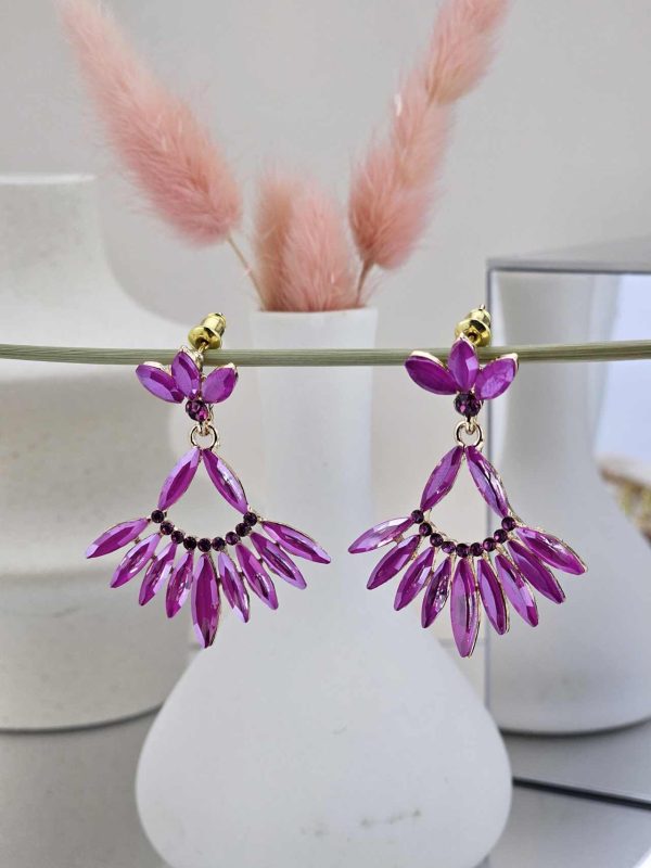 Γυναικεία Σκουλαρίκια Smiles in Fuschia