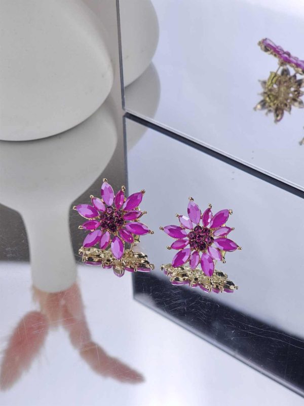 Γυναικεία Σκουλαρίκια The Fuschia Flowers