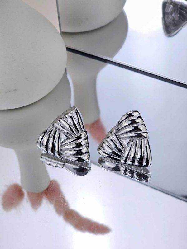 Γυναικεία Σκουλαρίκια Silver Triangles