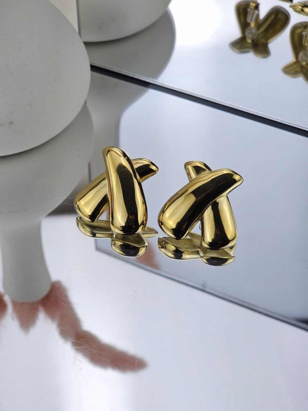 Γυναικεία Σκουλαρίκια Gold X