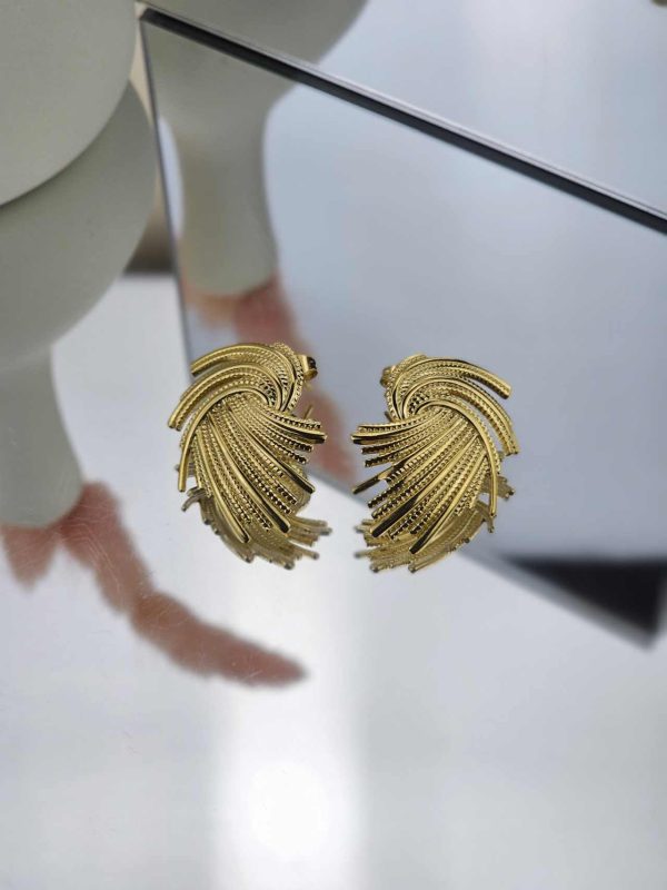 Γυναικεία Σκουλαρίκια Gold Fireworks