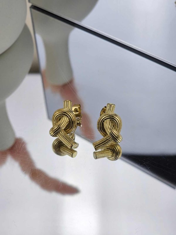 Γυναικεία Σκουλαρίκια Gold Combo