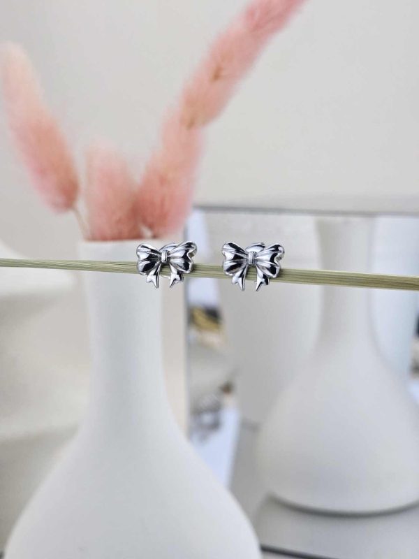 Γυναικεία Σκουλαρίκια Silver Mini Bows