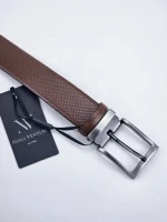 Ανδρική Δερμάτινη Ζώνη F272 Brown - Image 2