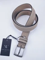 Ανδρική Δερμάτινη Ζώνη F416 Beige