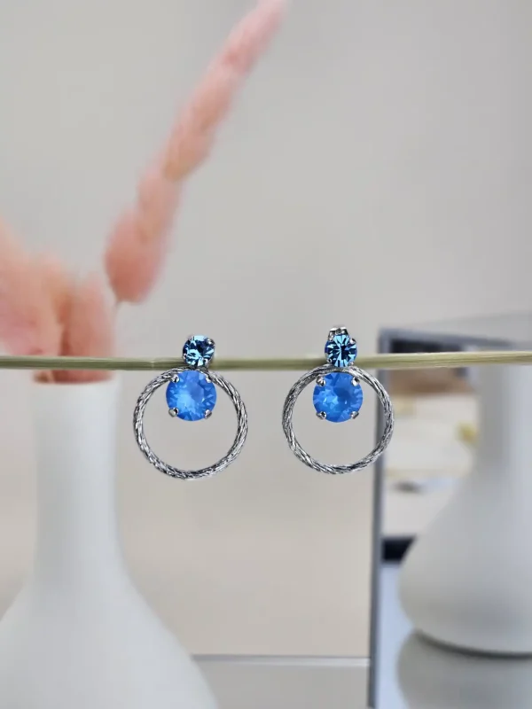Catherine Bijoux Σκουλαρίκια 5135F Blue