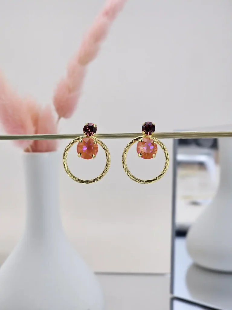 Catherine Bijoux Σκουλαρίκια 5135F Orange