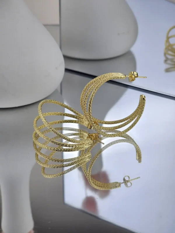 Catherine Bijoux Σκουλαρίκια 5337F Gold