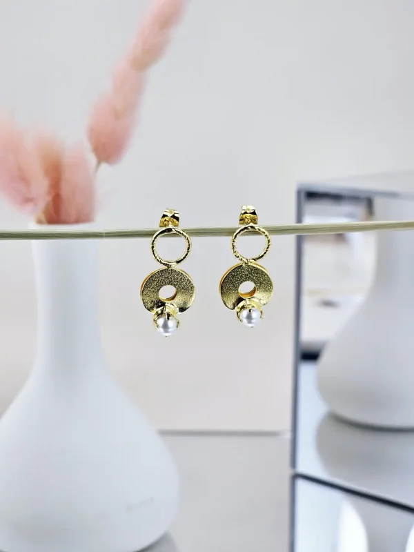 Catherine Bijoux Σκουλαρίκια 5377F Gold